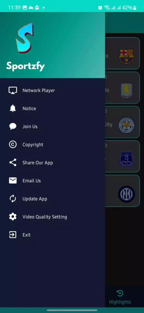 sportzfy tv apk